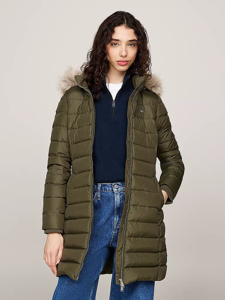 TOMMY JEANS | Daunenmantel | olive