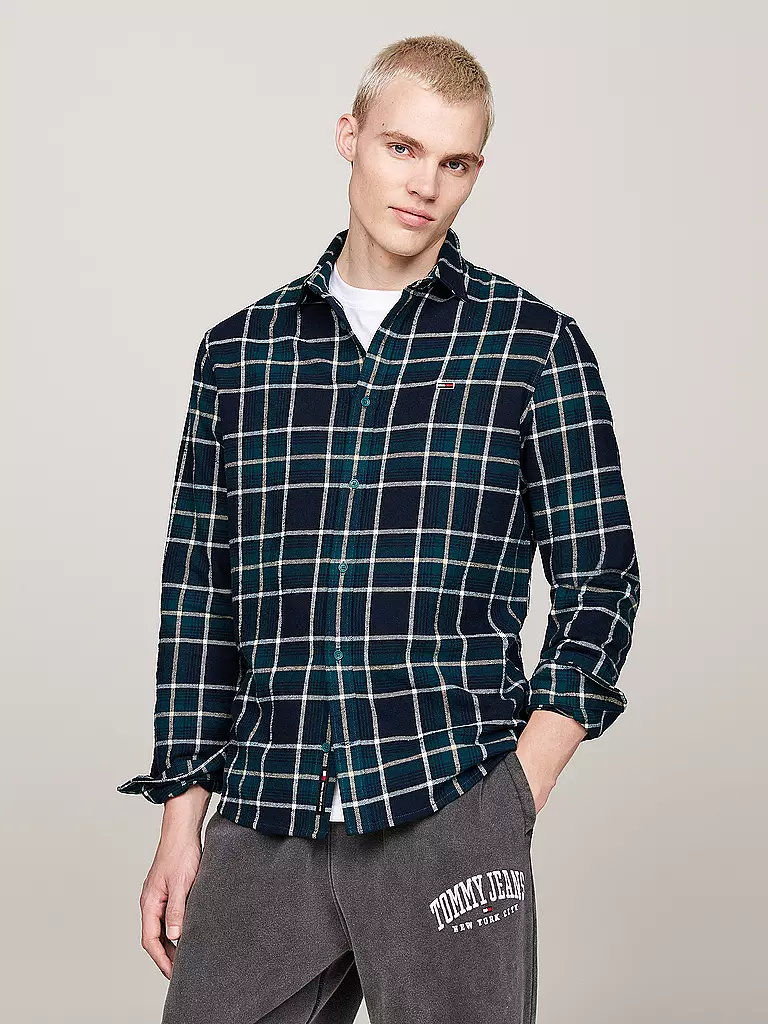 TOMMY JEANS | Flanellhemd  | Azul