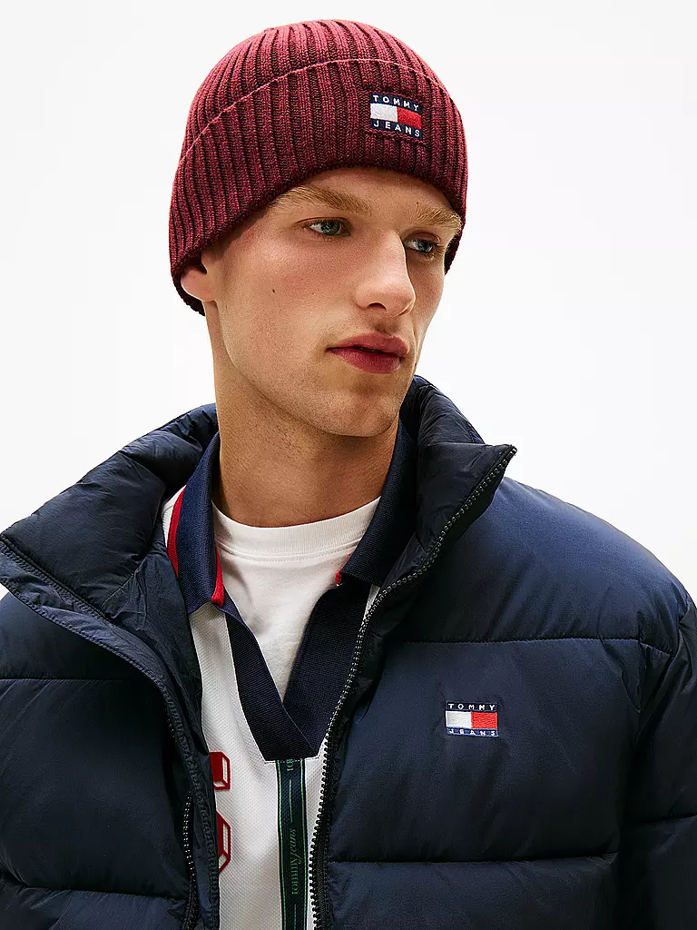 TOMMY JEANS | Gorro - Gorro de punto | Rojo oscuro