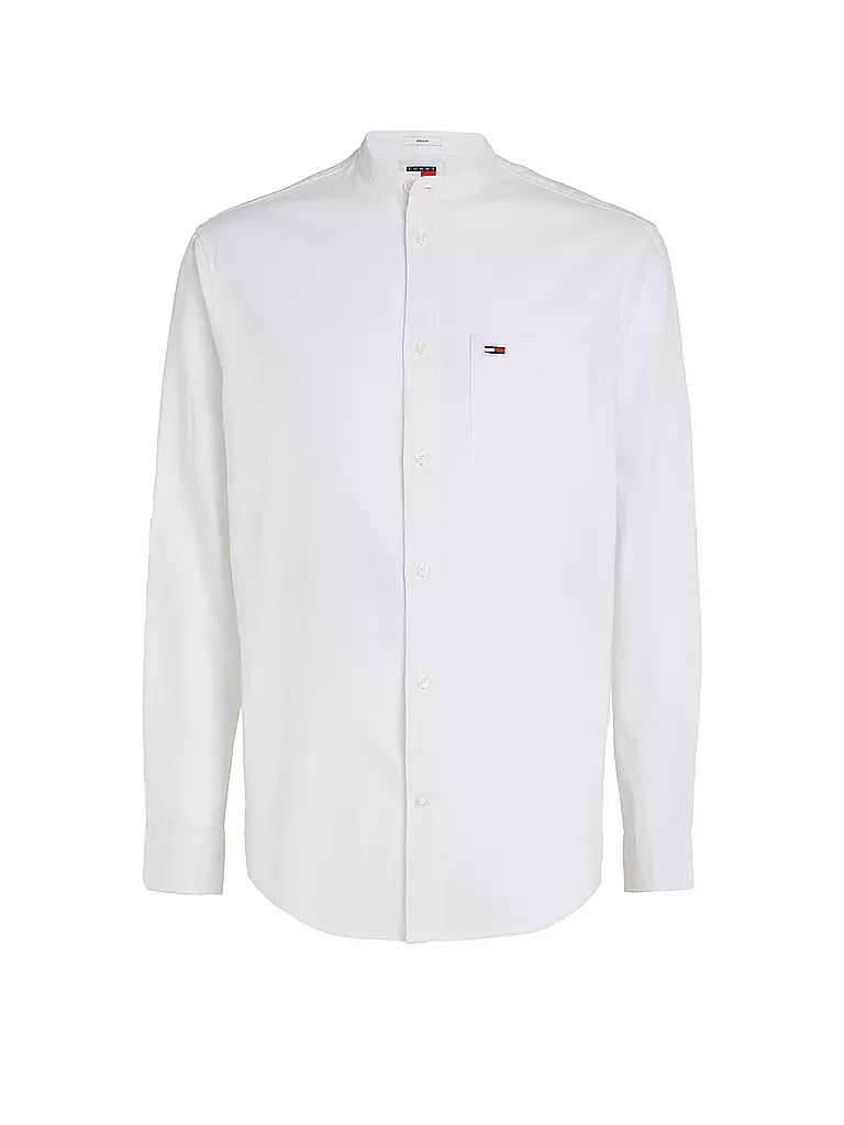 TOMMY JEANS | Hemd Regular Fit  | Blanco