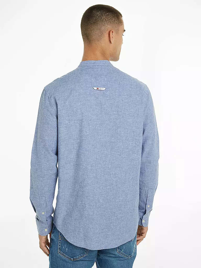 TOMMY JEANS | Hemd Regular Fit  | Azul claro