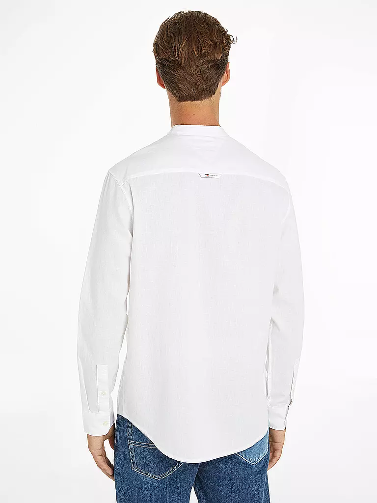 TOMMY JEANS | Hemd Regular Fit  | Blanco