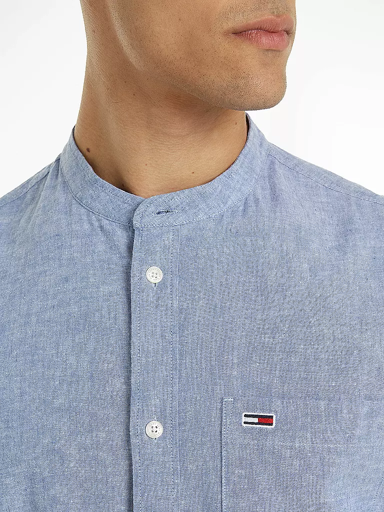 TOMMY JEANS | Hemd Regular Fit  | Azul claro