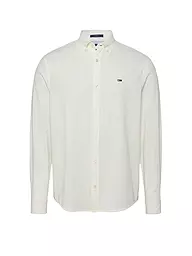 TOMMY JEANS | Hemd Regular Fit | Blanco