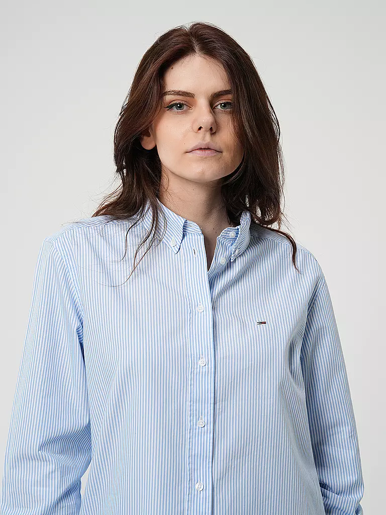 TOMMY JEANS | Hemdbluse  | Azul claro