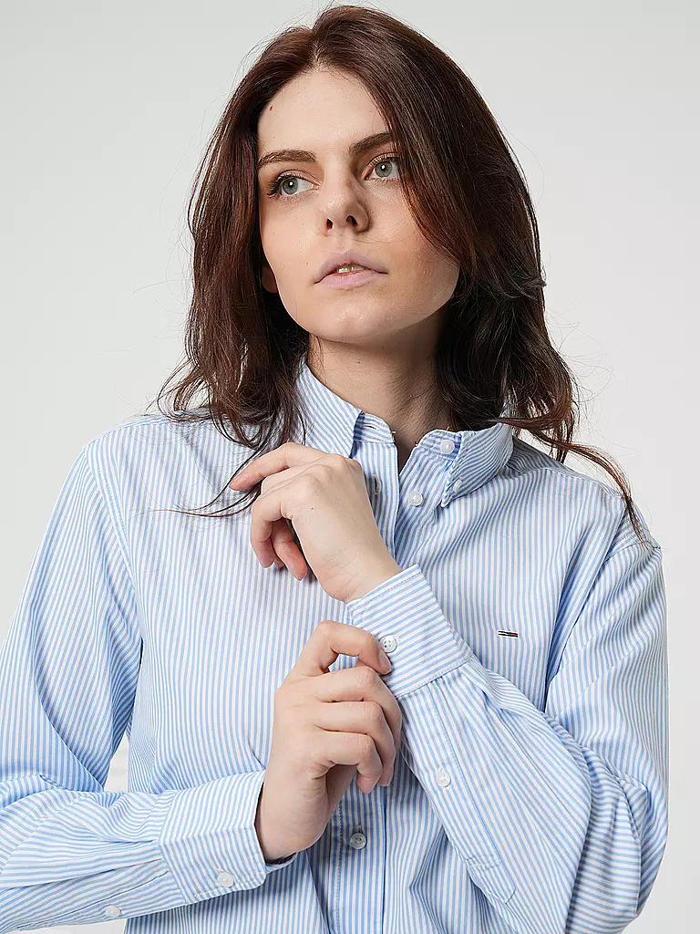 TOMMY JEANS | Hemdbluse  | Azul claro