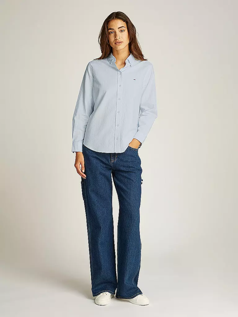 TOMMY JEANS | Hemdbluse | Azul claro