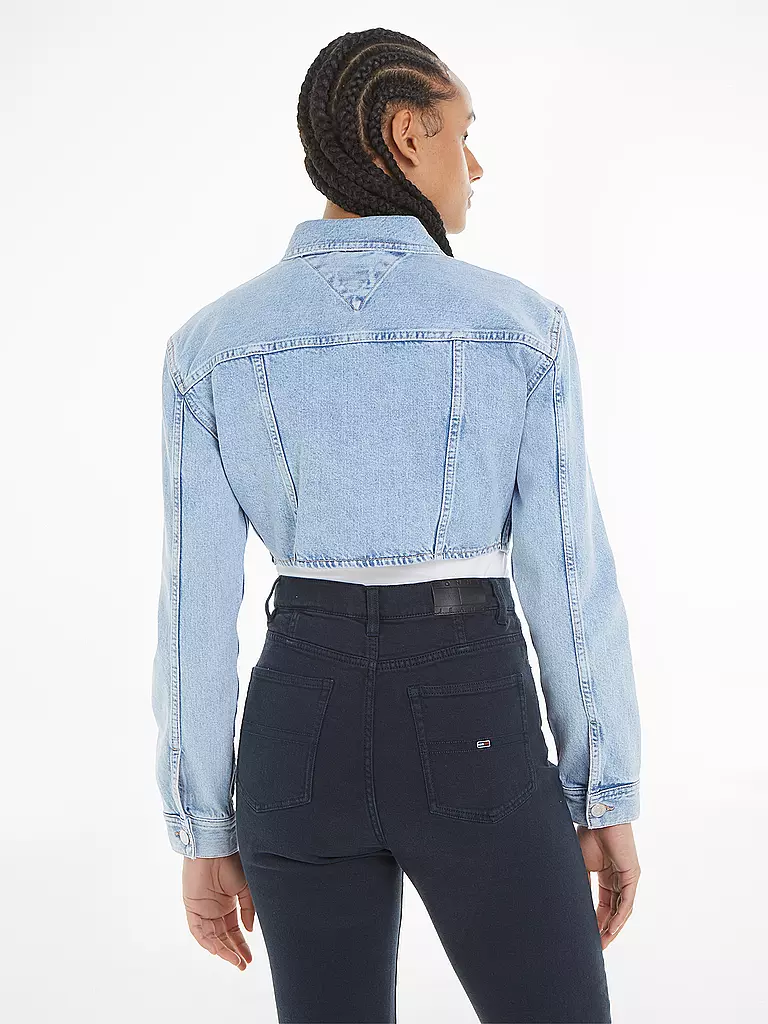 TOMMY JEANS | Jeansjacke Cropped Fit | Azul claro