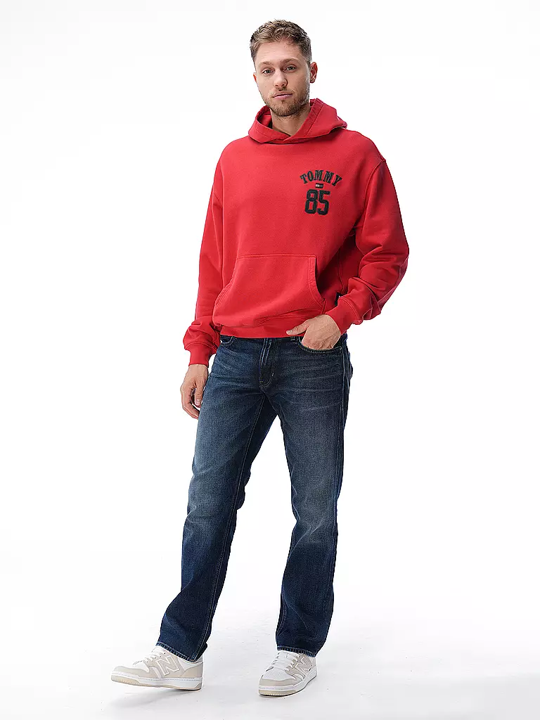 TOMMY JEANS | Kapuzensweater - Hoodie REMASTERED 1985  | Rojo