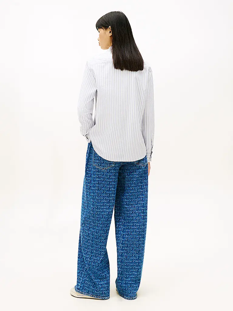 TOMMY JEANS | Nombre del producto: Blusa camisera | Azul claro