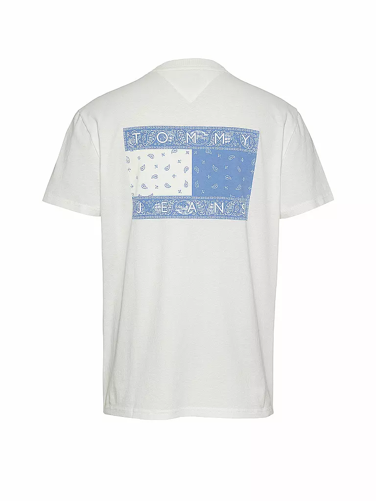 TOMMY JEANS | Nombre del producto: Camiseta
Marca: TOMMY JEANS
Color: blanco
Categorías: Moda, Hombre

Largo de manga: Manga corta
Cuello: Cuello redondo
Material: Jersey, Algodón
Diseño: Logo
Corte (Prenda superior): Regular
Estilo: Moda joven | 