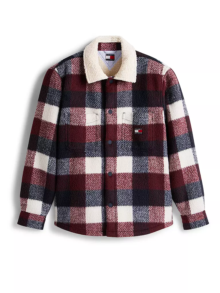 TOMMY JEANS | Overshirt | Rojo oscuro