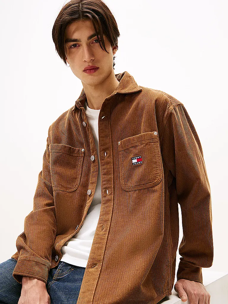 TOMMY JEANS | Overshirt | Marrón claro