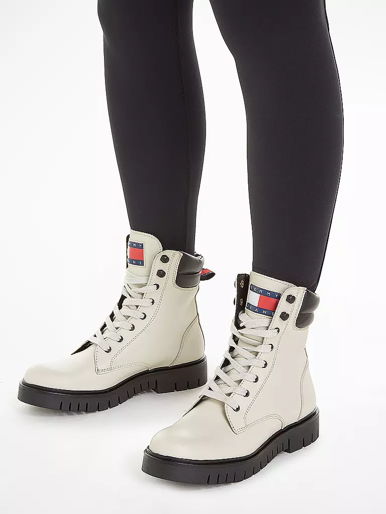 TOMMY JEANS | Schnürboots | Beige