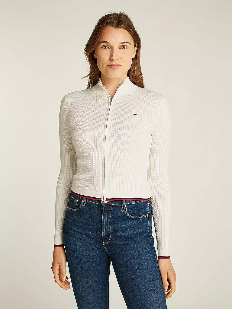 TOMMY JEANS | Strickjacke | Blanco