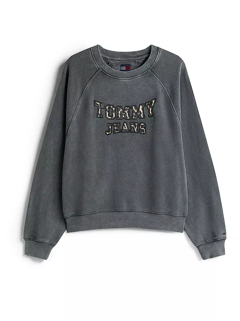 TOMMY JEANS | Suéter | grau