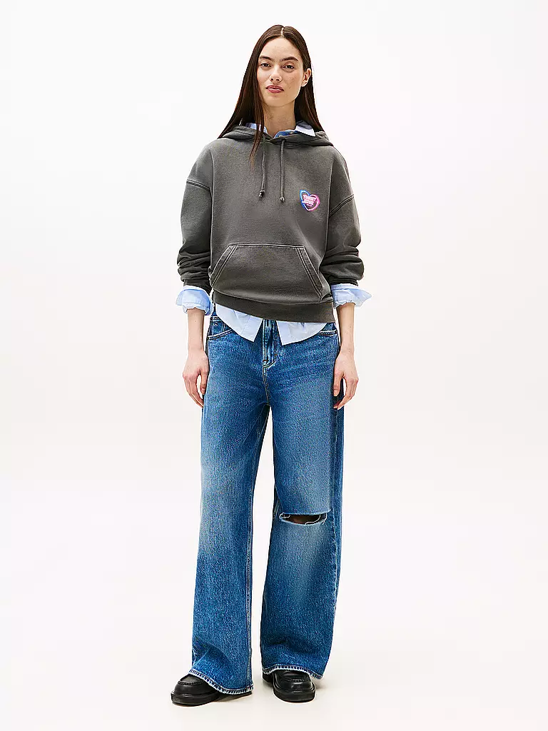 TOMMY JEANS | Sudadera con capucha - Hoodie | Negro