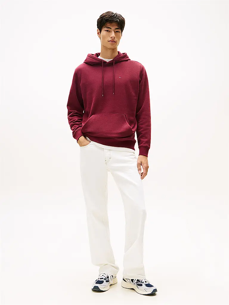 TOMMY JEANS | Sudadera con capucha - Hoodie | Rojo oscuro
