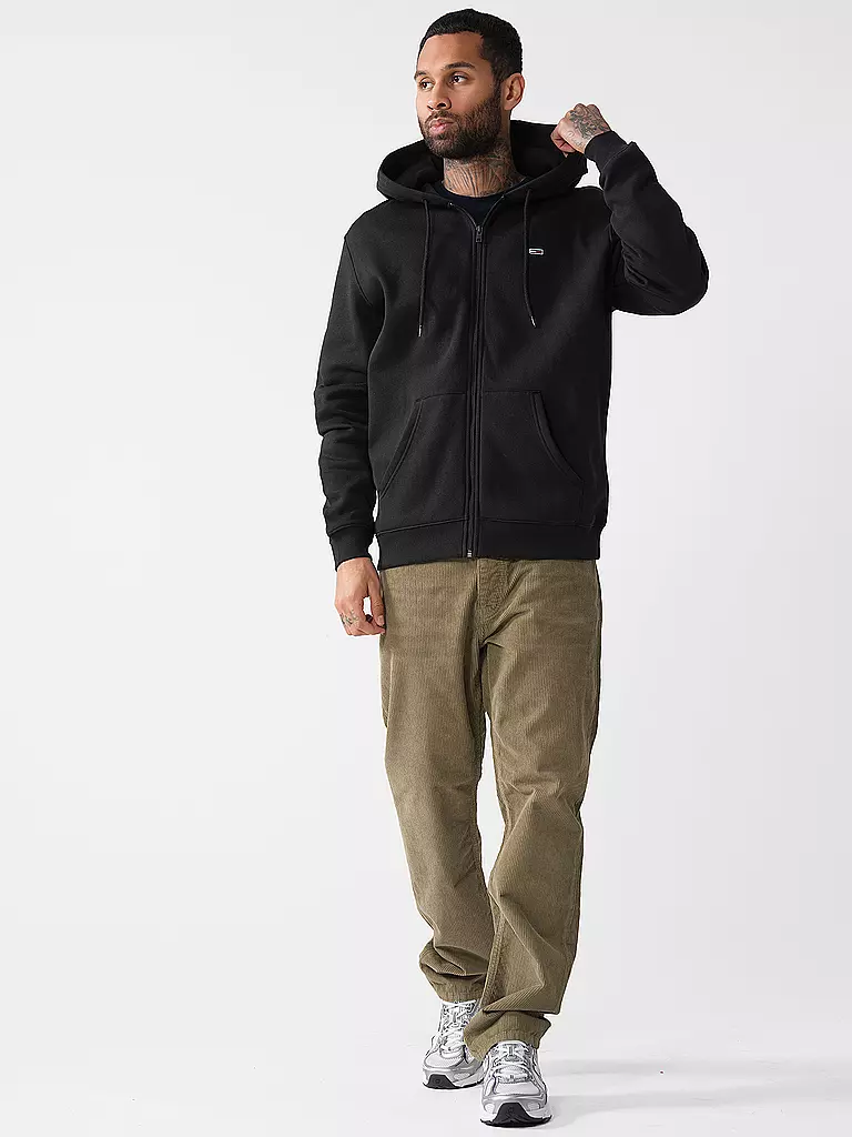 TOMMY JEANS | Sudadera con cremallera | schwarz