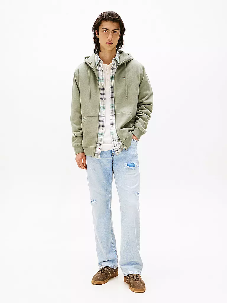 TOMMY JEANS | Sudadera con cremallera | Oliva