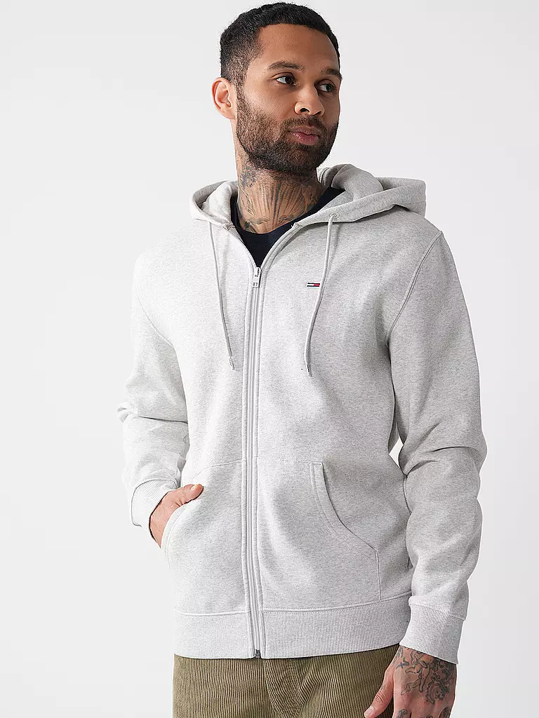 TOMMY JEANS | Sudadera con cremallera | hellgrau