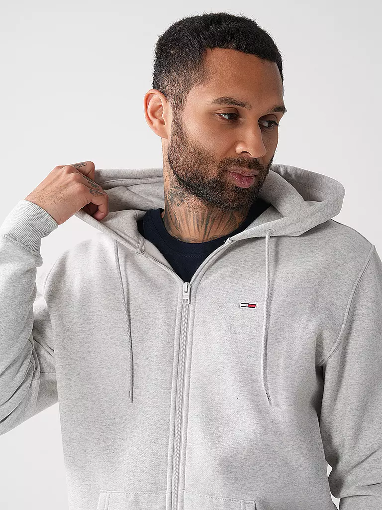 TOMMY JEANS | Sudadera con cremallera | hellgrau