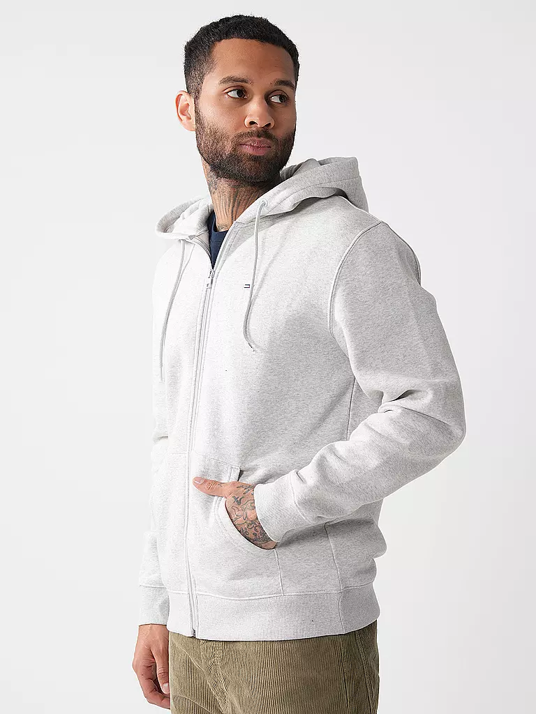 TOMMY JEANS | Sudadera con cremallera | hellgrau