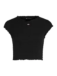 TOMMY JEANS | T-Shirt Cropped Fit  | Negro