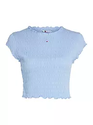 TOMMY JEANS | T-Shirt Cropped Fit  | Azul claro