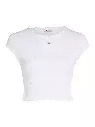 TOMMY JEANS | T-Shirt Cropped Fit  | Blanco