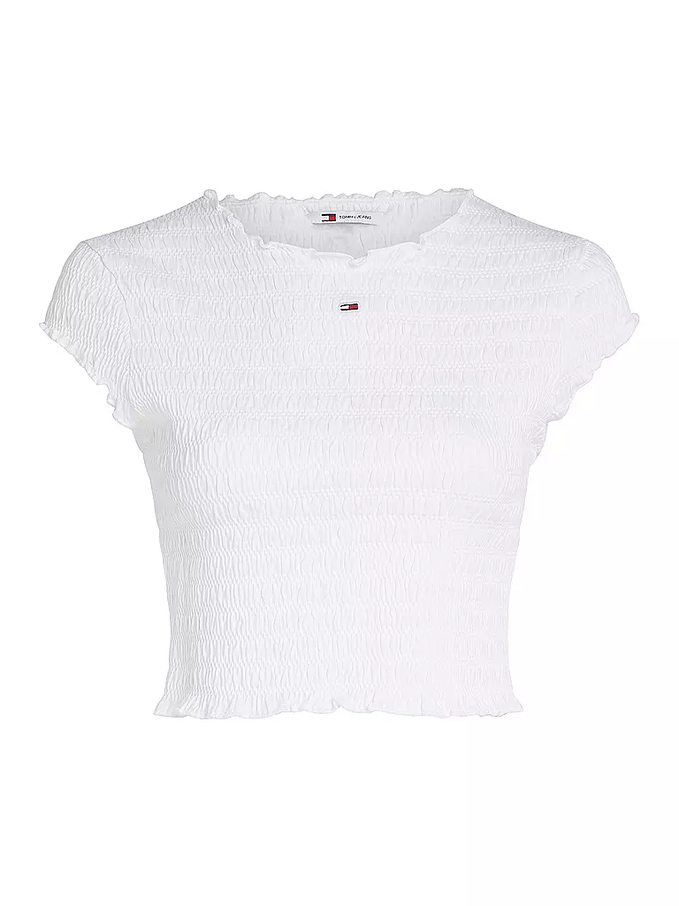 TOMMY JEANS | T-Shirt Cropped Fit  | Blanco