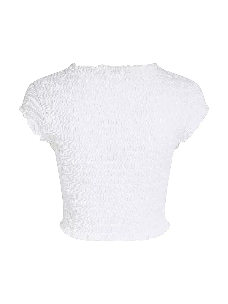 TOMMY JEANS | T-Shirt Cropped Fit  | Blanco