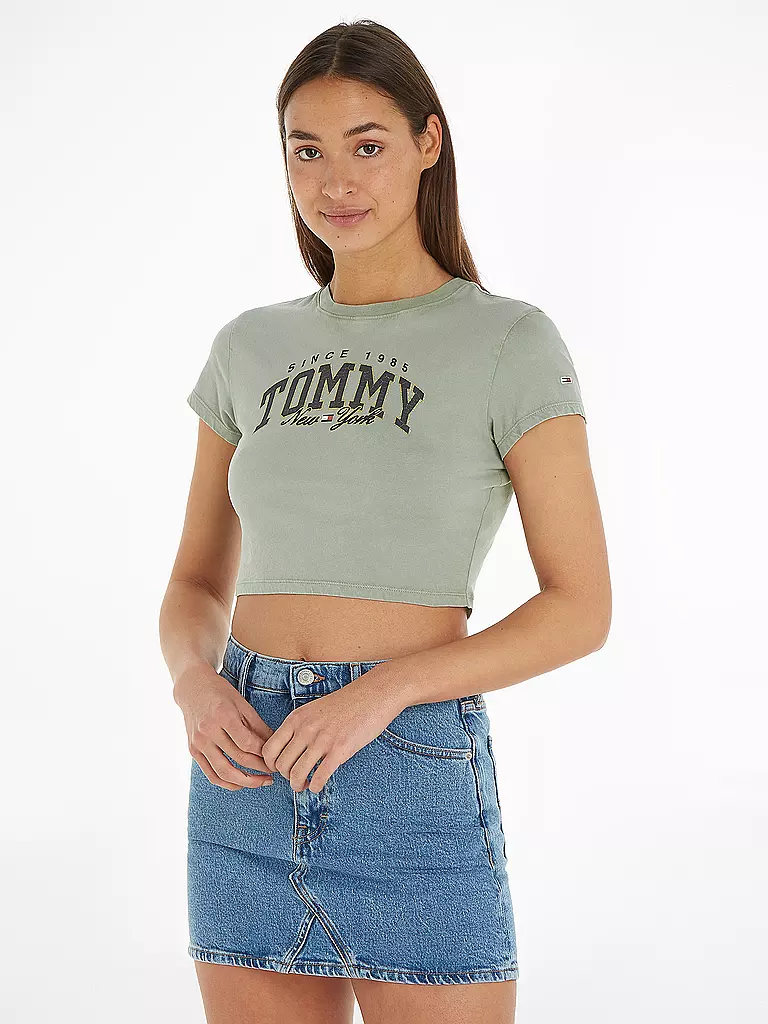 TOMMY JEANS | T-Shirt Cropped Fit | Gris