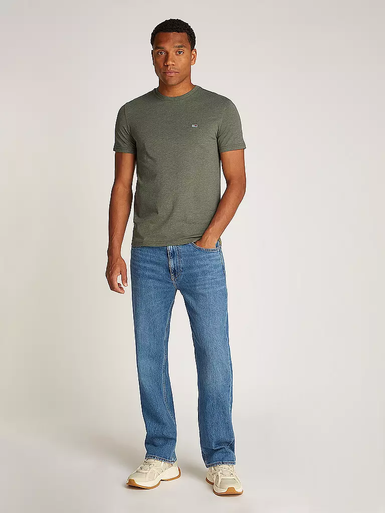 TOMMY JEANS | T-Shirt Slim Fit | Oliva