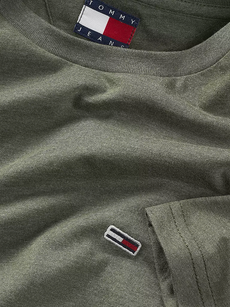 TOMMY JEANS | T-Shirt Slim Fit | Oliva