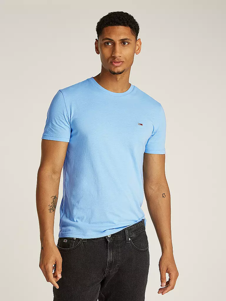 TOMMY JEANS | T-Shirt Slim Fit | Azul claro