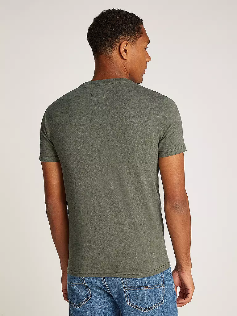 TOMMY JEANS | T-Shirt Slim Fit | Oliva