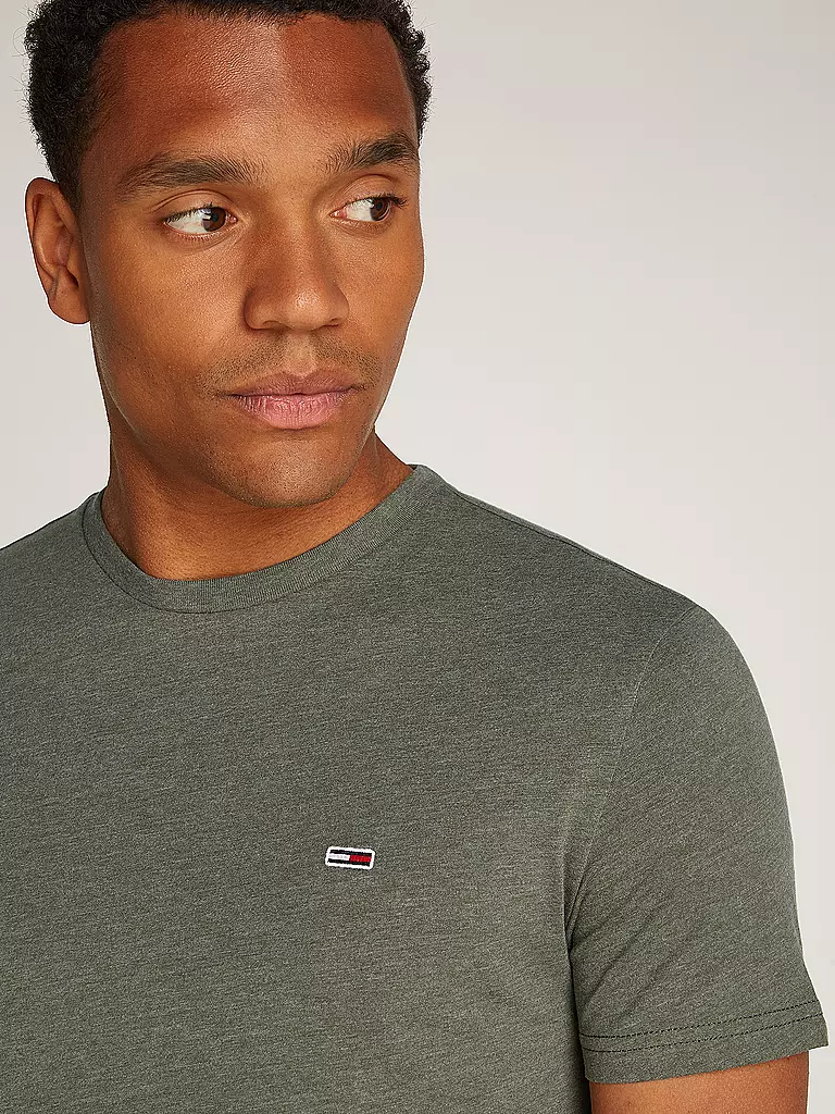 TOMMY JEANS | T-Shirt Slim Fit | Oliva