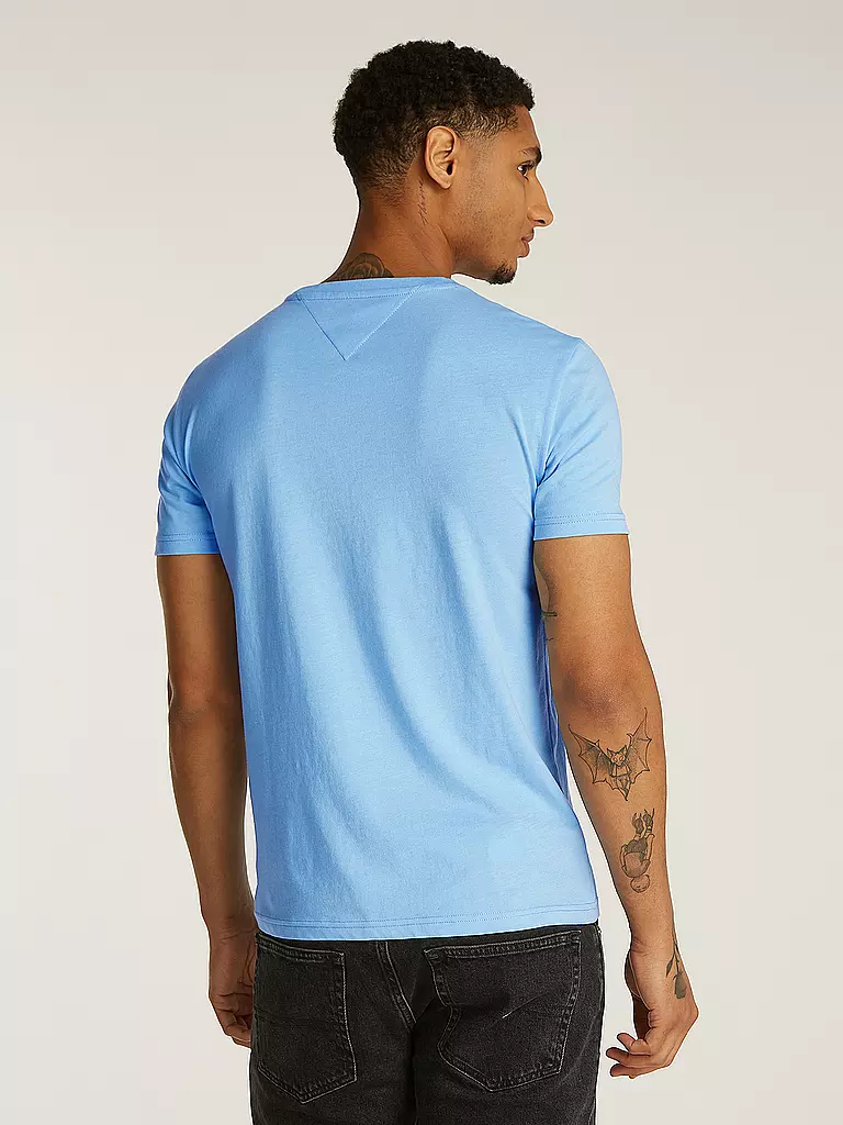 TOMMY JEANS | T-Shirt Slim Fit | Azul claro