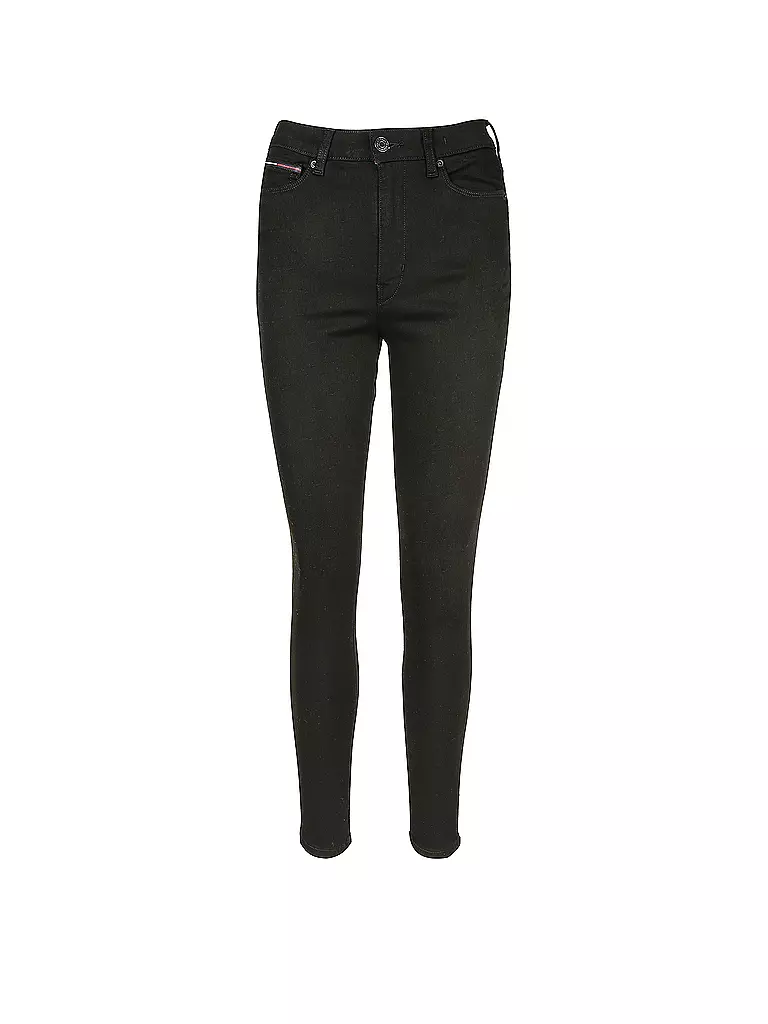 TOMMY JEANS | Vaqueros de talle alto Super Skinny Fit Sylvia | Negro