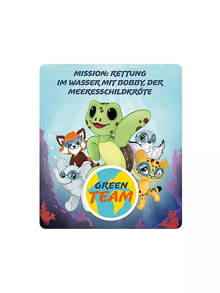 TONIES | Figura de audio - Green Team - Misión: Rescate en el agua con Bobby, la tortuga marina | Multicolor