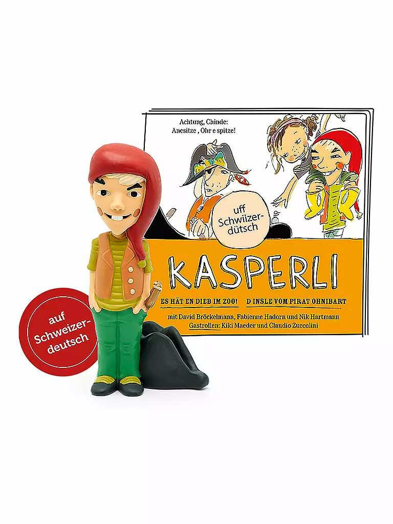 TONIES | Figura de audio - Kasperli en el zoo / Pirata Ohnibart | Sin color