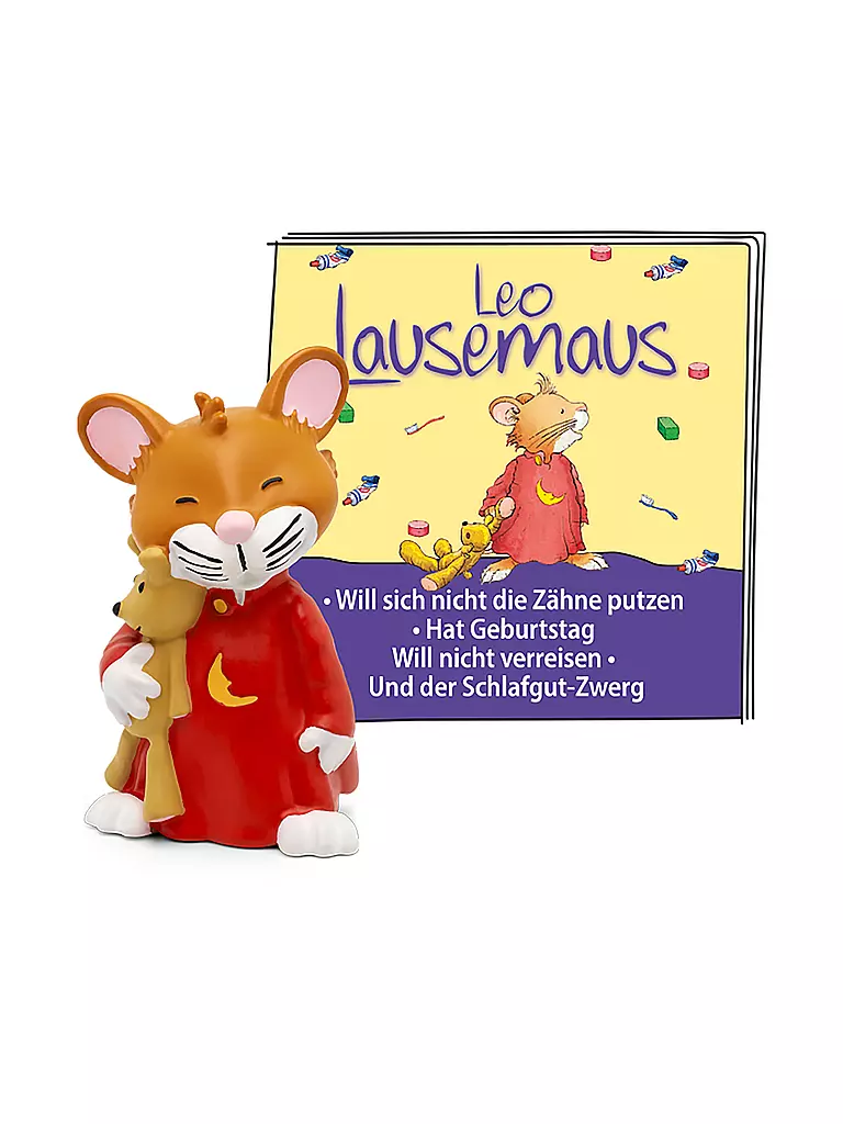 TONIES | Figura de audio - Leo Lausemaus - El audiolibro original de los libros 3 | Sin color