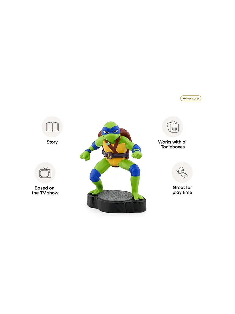 TONIES | Figura de audio - Leonardo de las Tortugas Ninja | Multicolor