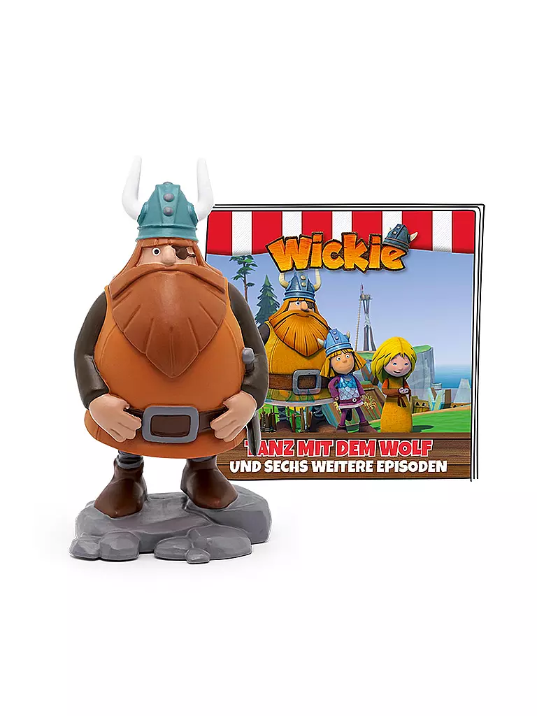 TONIES | Figura de audio - Wickie - Baile con el lobo y seis episodios más | Sin color