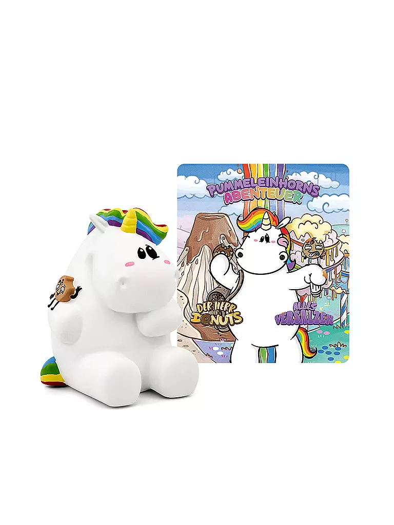 TONIES | Hörfigur - Pummel & Friends - Das Pummeleinhorn: Der Herr der Donuts & Alles versalzen
Marke: TONIES
Farbe: keine Farbe
Kategorien: Mode,Kinder,Mädchen,Jungen

Altersempfehlung: ab 3 Jahre | Sin color