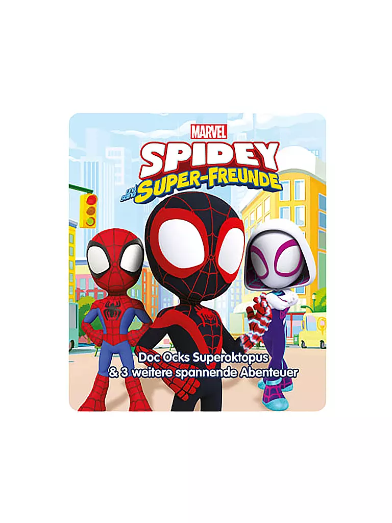 TONIES | Hörfigur - Spidey und seine Super-Freunde Superoktopus

Produktname: Hörfigur - Spidey und seine Super-Freunde Superoktopus
Marke: TONIES
Farbe: keine Farbe
Kategorien: Moda,Niños,Niñas,Niños

Altersempfehlung: a partir de 4 años | Sin color