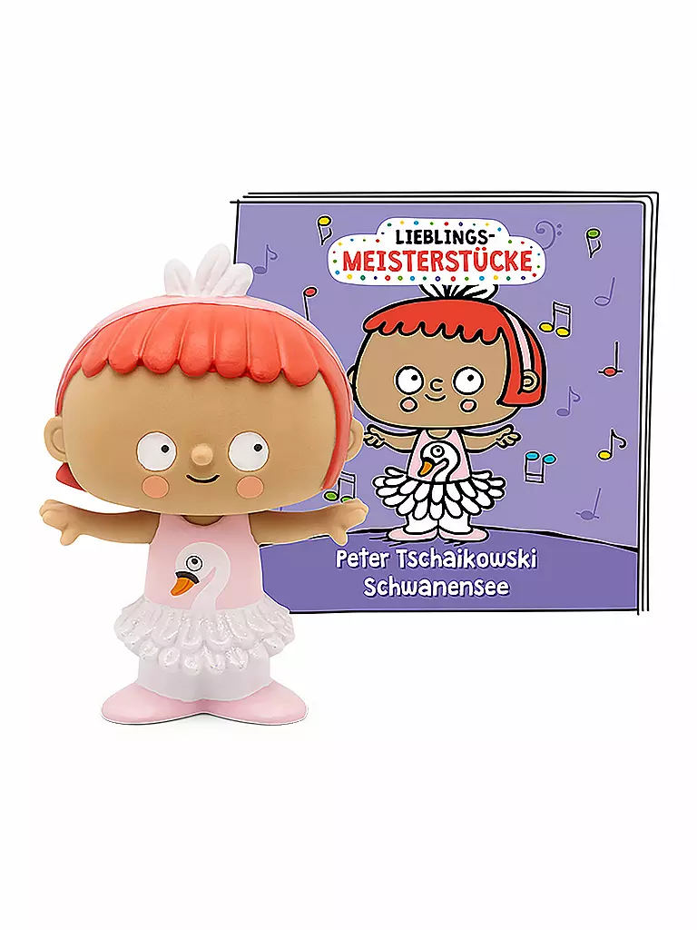 TONIES | Producto de audio - Obras maestras favoritas - El lago de los cisnes
Marca: TONIES
Color: sin color
Categorías: Moda,Niños,Niñas,Niños

Edad recomendada: a partir de 3 años | Sin color