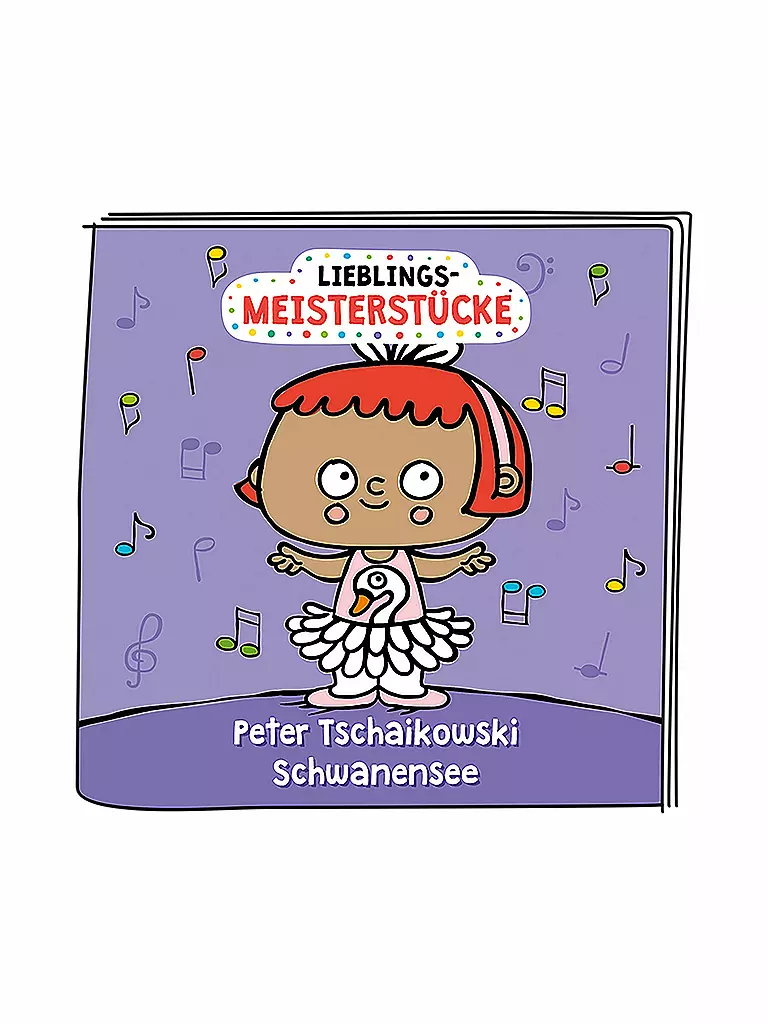 TONIES | Producto de audio - Obras maestras favoritas - El lago de los cisnes
Marca: TONIES
Color: sin color
Categorías: Moda,Niños,Niñas,Niños

Edad recomendada: a partir de 3 años | Sin color