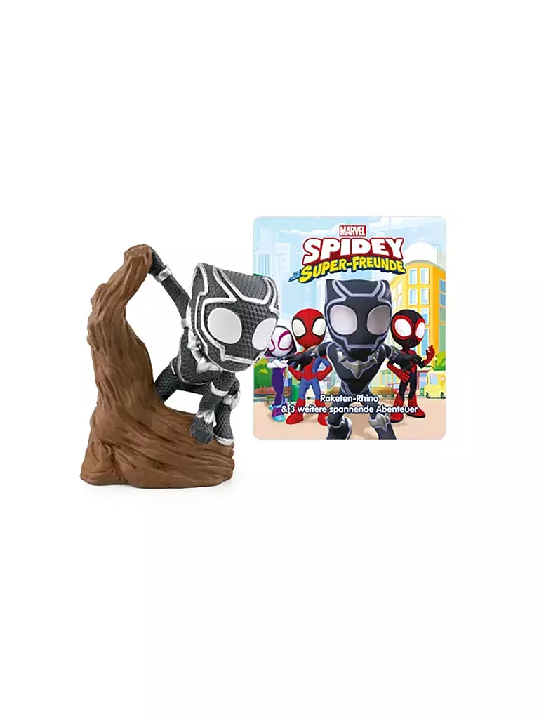 TONIES | Spidey y sus Super-Amigos - El equipo Spidey y 3 aventuras emocionantes más | Sin color